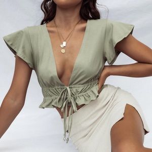 Princess Polly Jamison Reid crop top